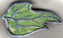 Lothlorien Leaf Brooch Style04