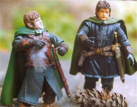 Merry and Pippin and the Feather