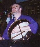 bodhran player